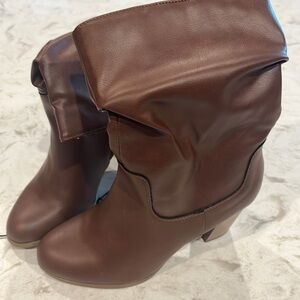 Brown High Heel Boots
